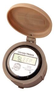 If continuous flow is detected (unusual in most homes) it could be a leak. . Hersey water meter remote reader
